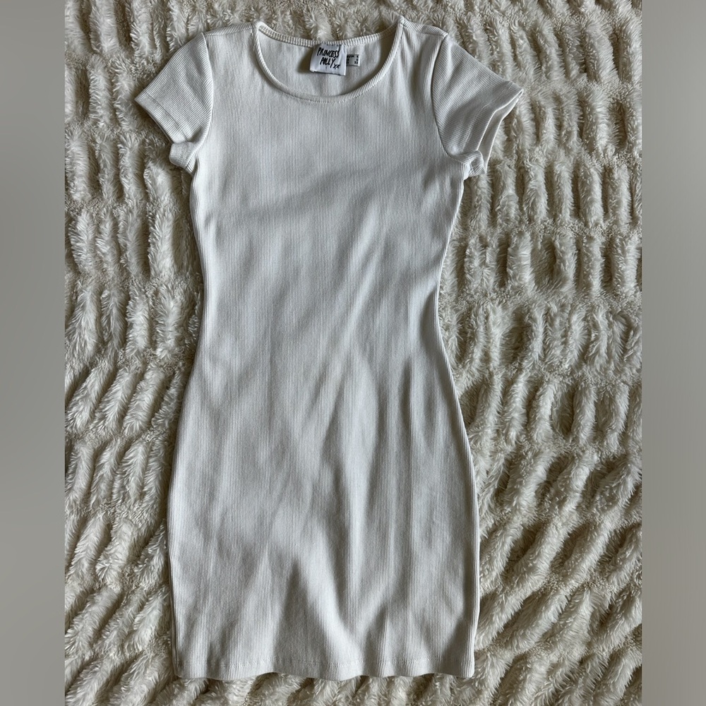 Princess Polly Classic Mini Dress White Size 0